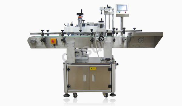 全自動定位式立式圓瓶貼標機 全自動定位式立式圓瓶貼標機